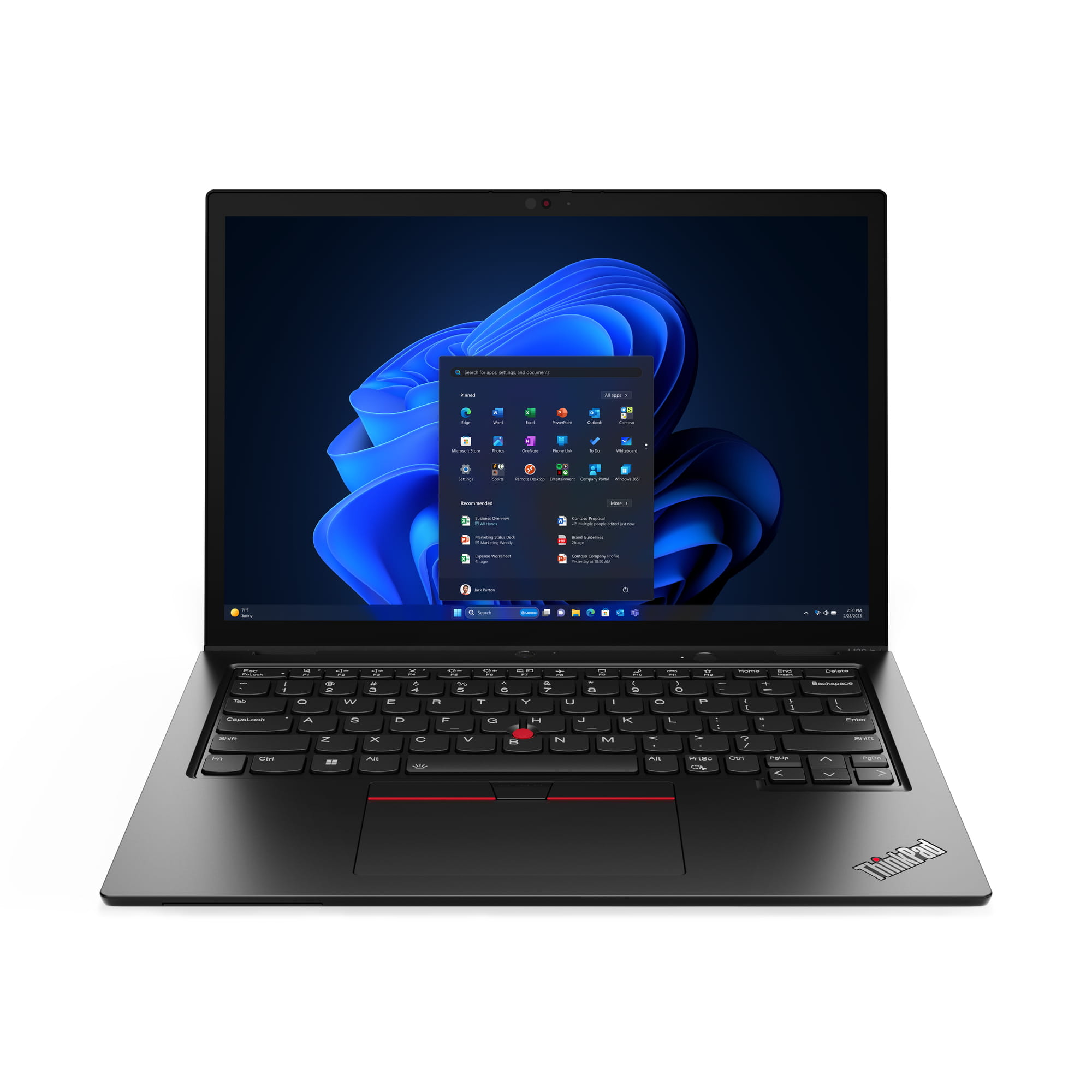 Lenovo ThinkPad L13 2-in-1 Gen 5 21LM - Flip-Design - Intel Core Ultra 7 155U / 1.7 GHz - Win 11 Pro - Intel Graphics - 16 GB RAM - 512 GB SSD NVMe - 33.8 cm (13.3")
