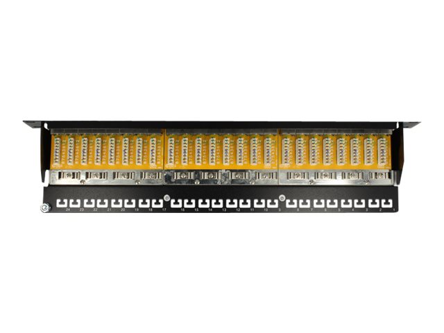 Delock Patch Panel - CAT 6 - RJ-45 X 24 - Hellgrau - 1U - 48.3 cm (19")