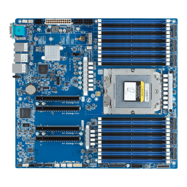 Gigabyte MZ33-AR0, AMD, Socket SP5, AMD EPYC 9004, DDR5-SDRAM, DIMM, 3600,4000,4400,4800 MHz