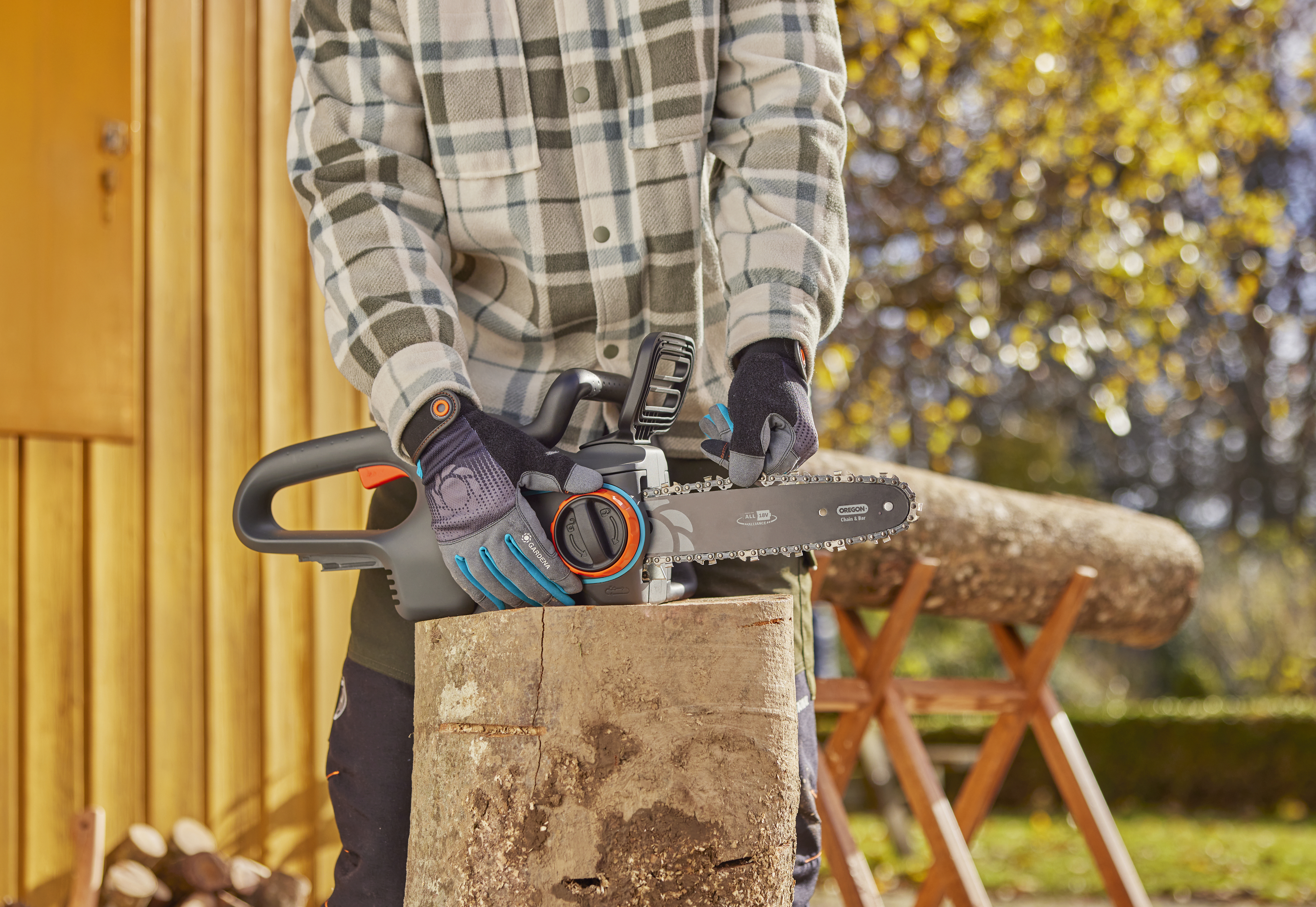 Gardena 14792-20, Gardena, Halbmeißel, 76,2 / 8 mm (3 / 8"), 1,1 mm, 63,5 cm, PowerSaw 250/18V