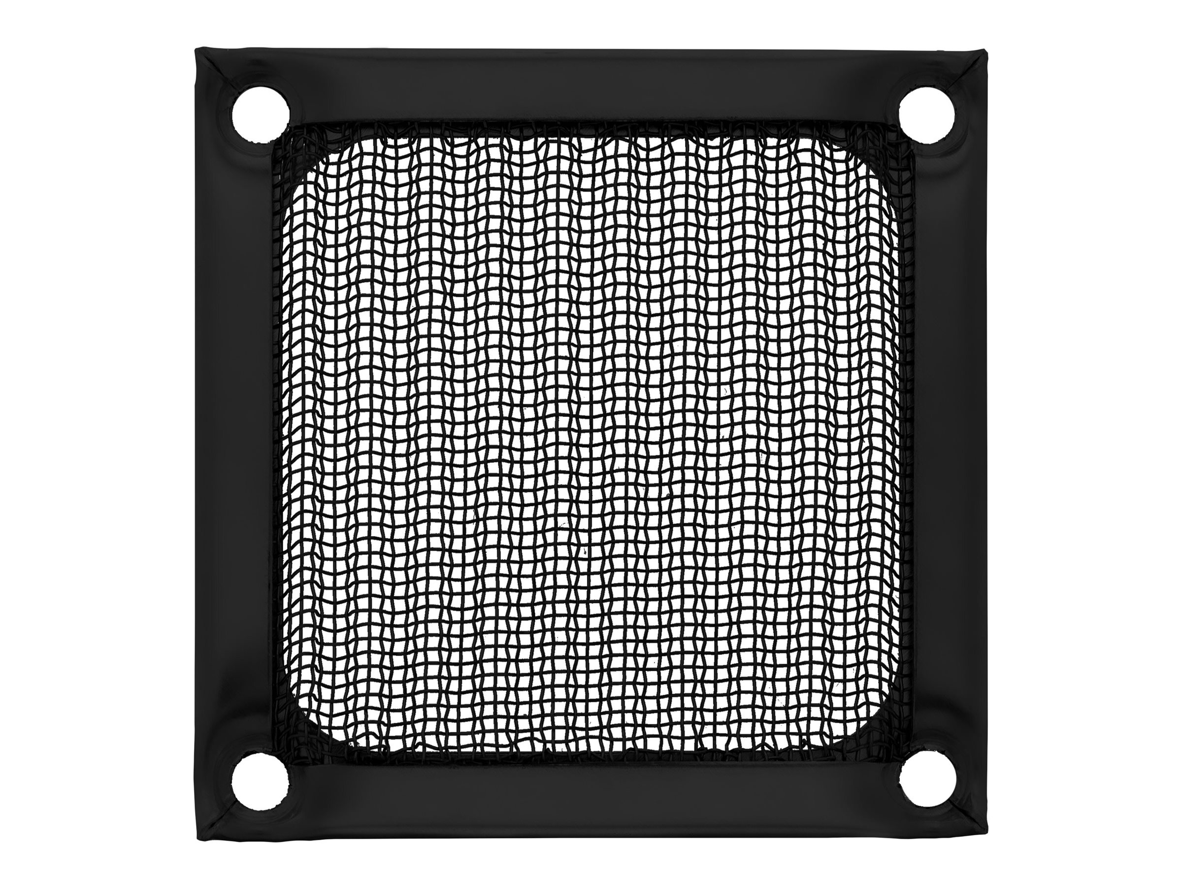 InLine Lüftergitter - Aluminium Filter - 60x60mm - schwarz