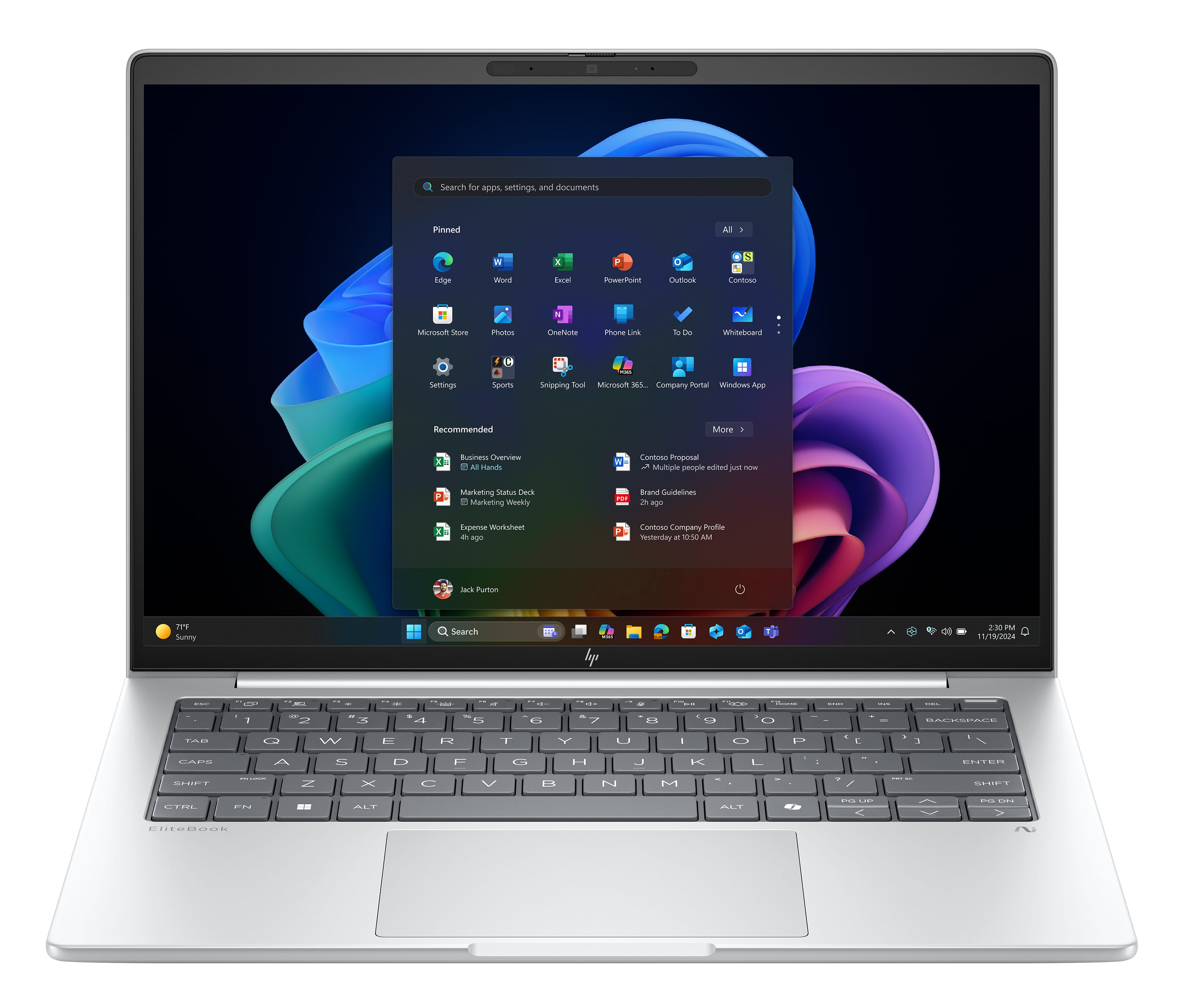 HP EliteBook 8 G1i Notebook Next Gen AI - 174-Grad-Scharnierdesign - Intel Core Ultra 5 228V / 2.1 GHz - Win 11 Pro - Arc Graphics 130V - 32 GB RAM - 1 TB SSD NVMe - 35.6 cm (14")