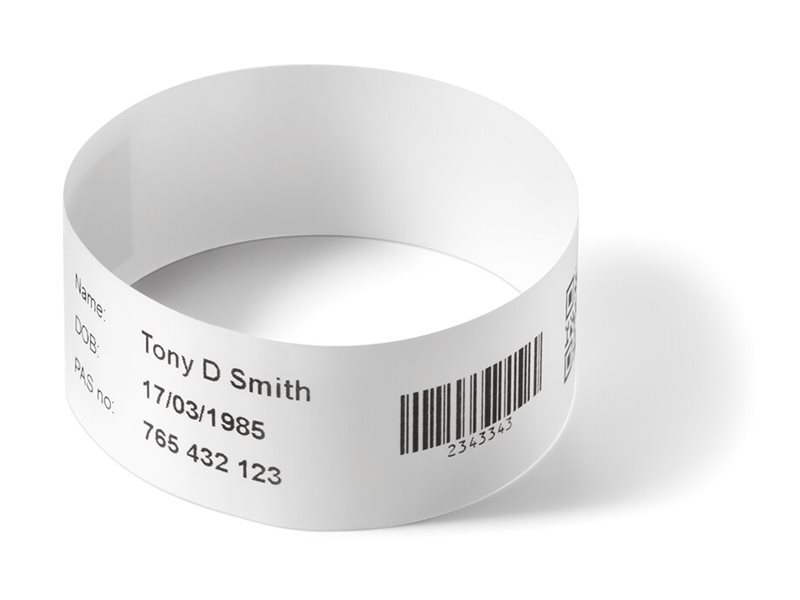 Brother Weiß - 25 x 279 mm 200 Stck. (5 Rolle(n)