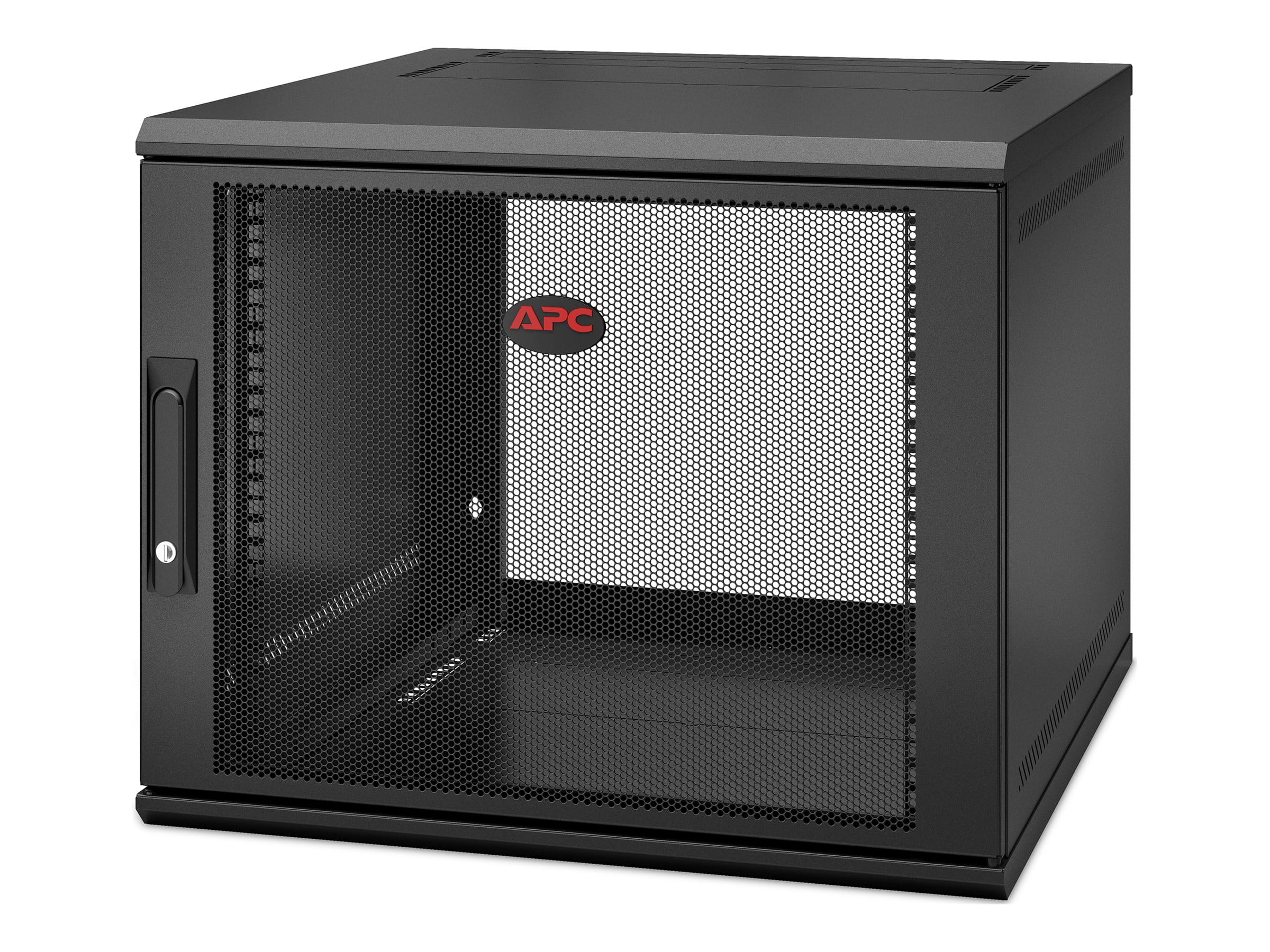 APC NetShelter WX AR109SH6 - Gehäuse - geeignet für Wandmontage - Schwarz - 9U - 48.3 cm (19")