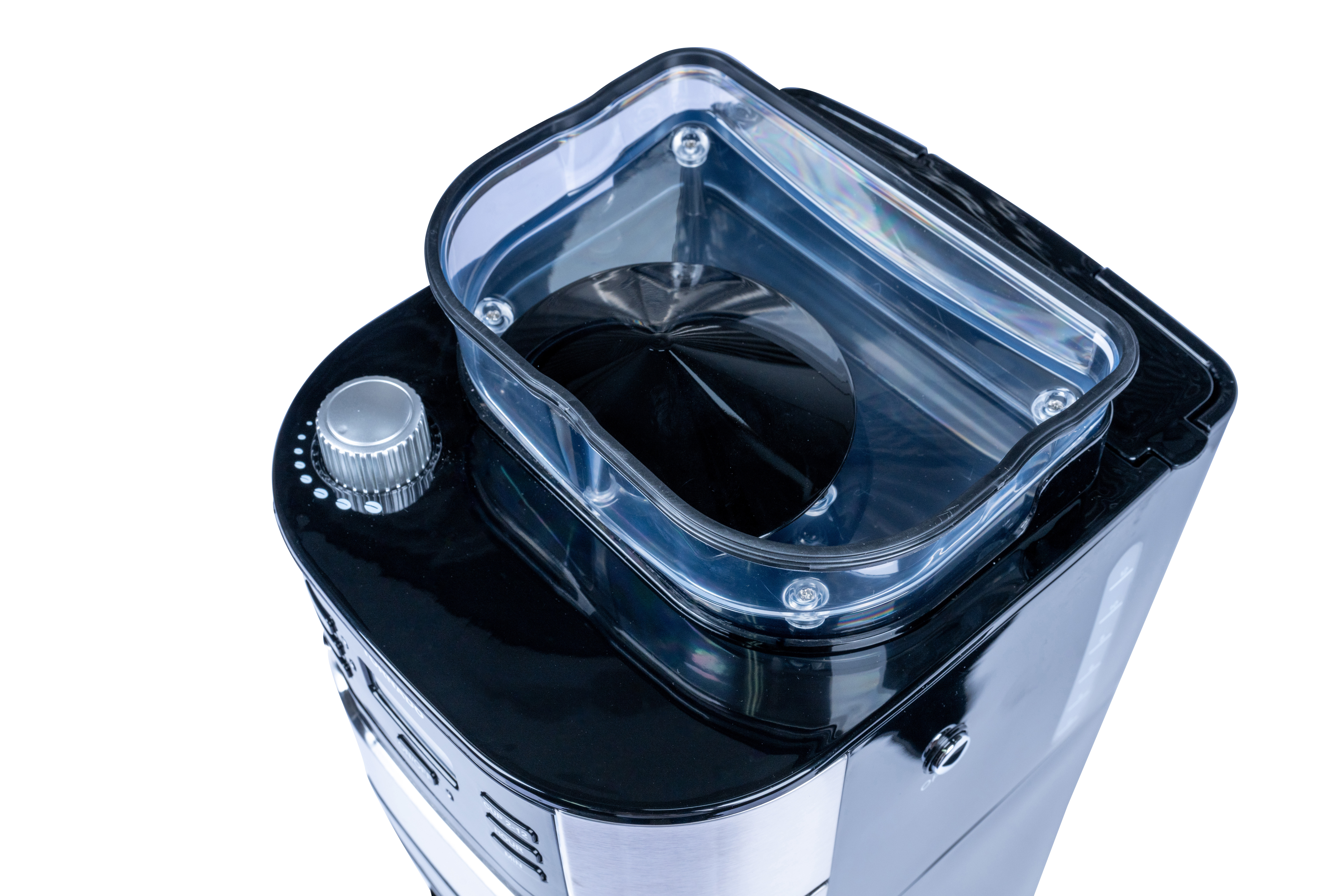 Tornado TCM-1025A-GS, Filterkaffeemaschine, 1,5 l, Kaffeebohnen, Gemahlener Kaffee, Eingebautes Mahlwerk, 1050 W, Schwarz
