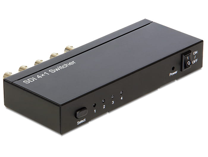 Delock 4 > 1 - Video-Schalter x 3G-SDI - Desktop