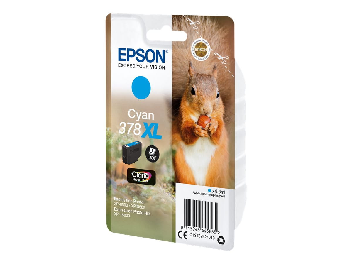 Epson 378XL - 9.3 ml - mit hoher Kapazität - Cyan