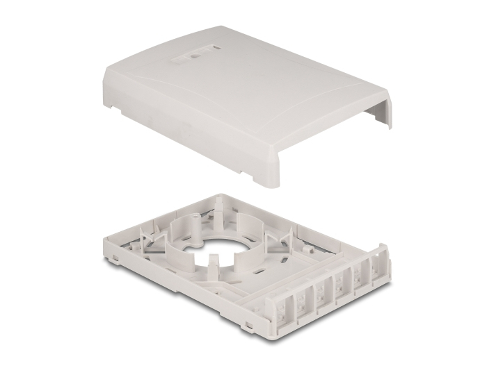 Delock Gehäuse mit modularen Einsätzen - weiß