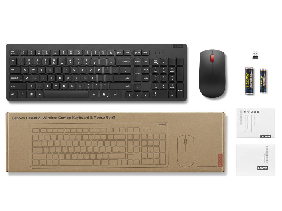 Lenovo Essential Wireless Combo Gen 2 - Tastatur-und-Maus-Set