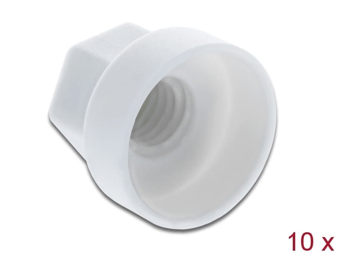 Delock Schutzkappe - weiß (Packung mit 10)