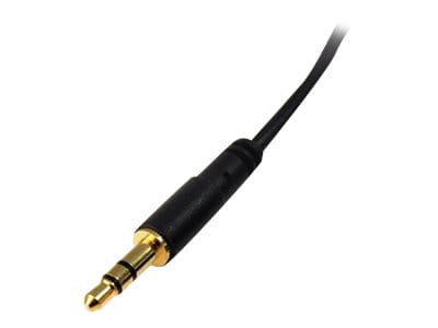 StarTech.com MU10MMS 3,5 mm Aux-Kabel (3m, schlank, St/St, Audiokabel, Kopfhörerkabel , 3,5mm Klinkenkabel)