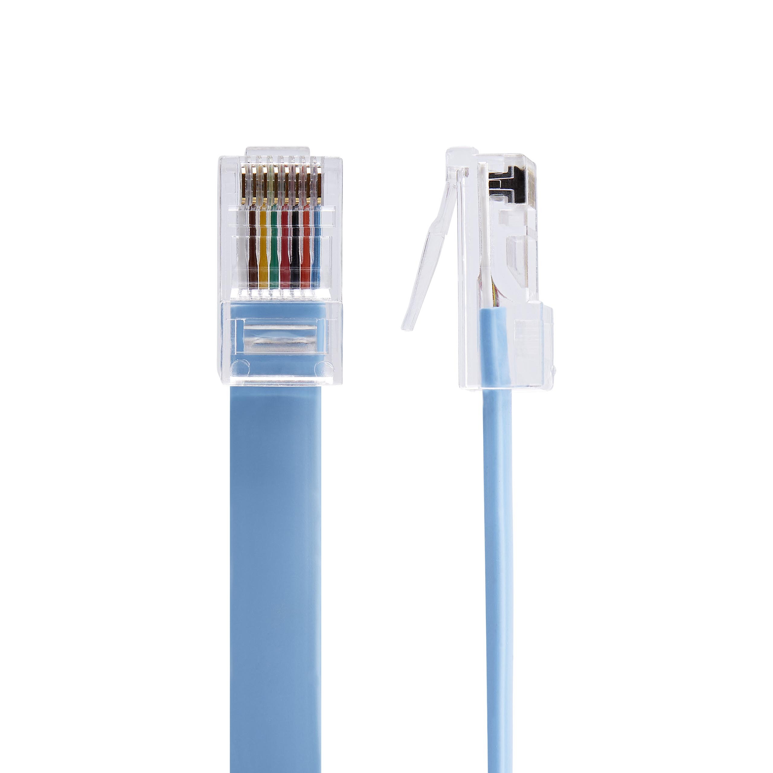 StarTech.com 1,8m Cisco Konsolen Rollover-Kabel – RJ45 Ethernet Stecker/Stecker - Netzwerkkabel - RJ-45 (M)