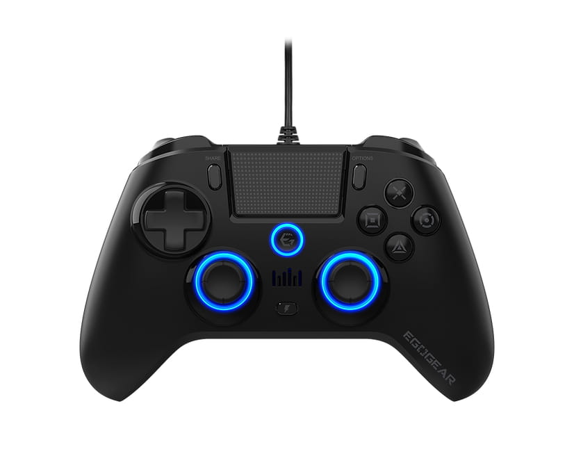 EgoGear EG SC10, Gamepad, PlayStation 4, Schaltfläche Zurück, D-Pad, Richtungstasten, Menü-Taste, Schaltfläche Optionen, Schaltfläche Teilen, Analog, Mehrfarbig, Kabelgebunden