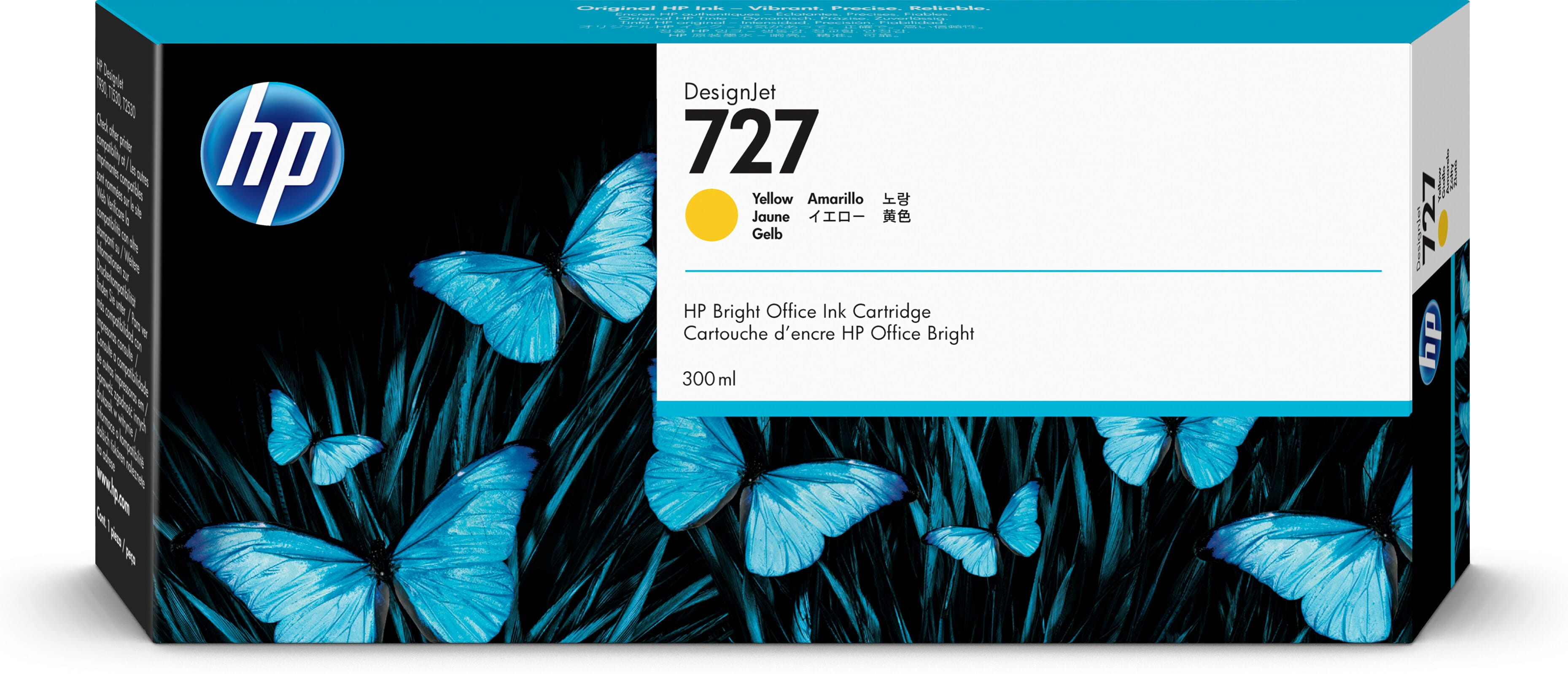 HP 727 - 300 ml - mit hoher Kapazität - Gelb