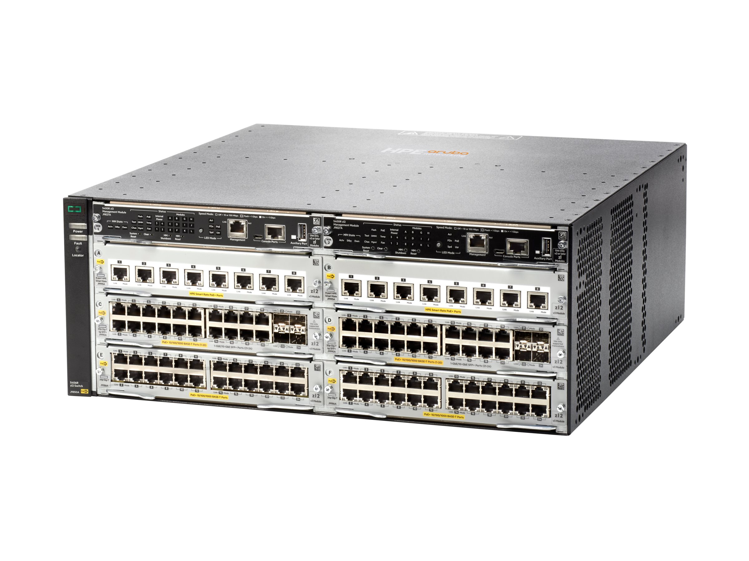 HPE Aruba Networking 5406R 16-port SFP+ (No PSU) v3 zl2
