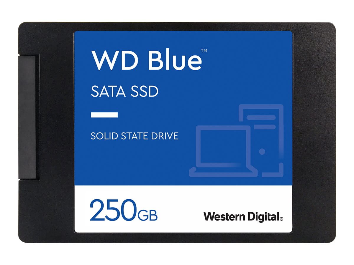 WD Blue 3D NAND SATA SSD WDS250G2B0A - SSD - 250 GB - intern - 2.5" (6.4 cm)