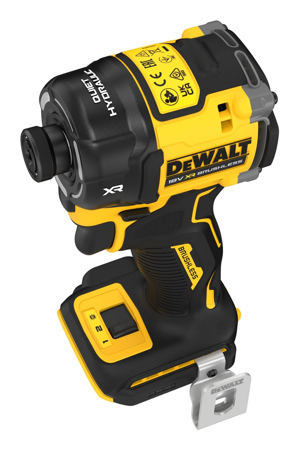 DEWALT DCF870NT-XJ, Schlagschrauber, Gebürstet, Schwarz, Gelb, 1/4", 3000 RPM, 56 Nm