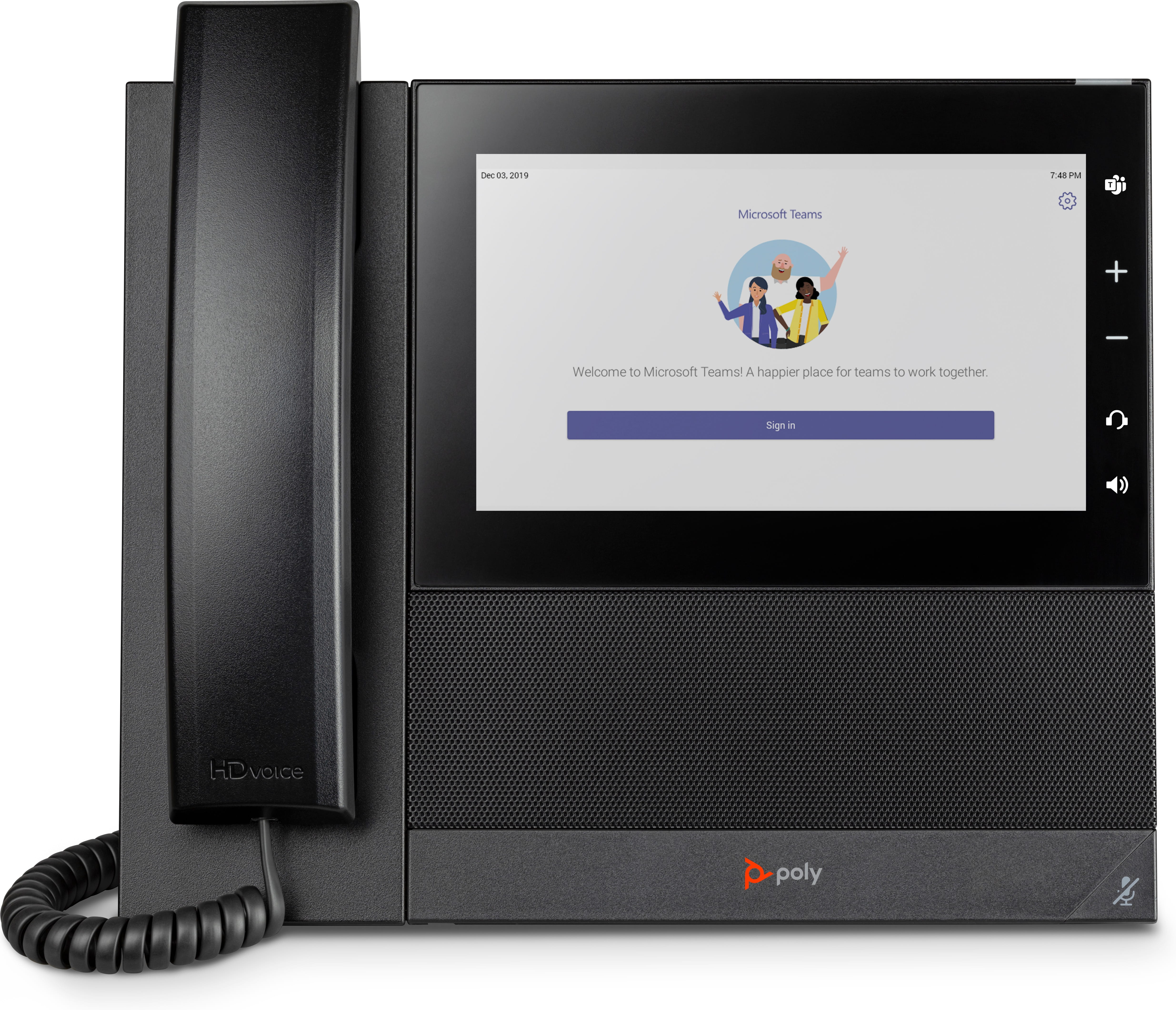 HP Poly CCX 600 - Für Microsoft Teams - VoIP-Telefon mit Rufnummernanzeige/Anklopffunktion