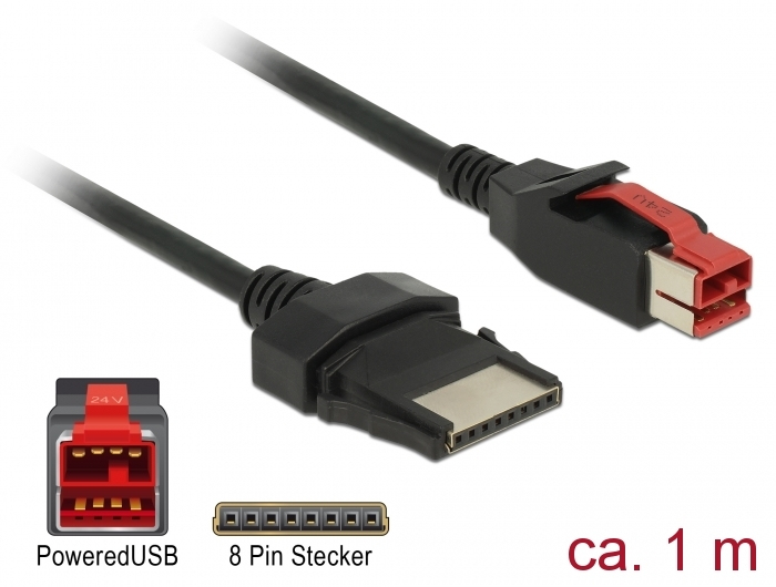 Delock Powered USB-Kabel - USB PlusPower (24 V)