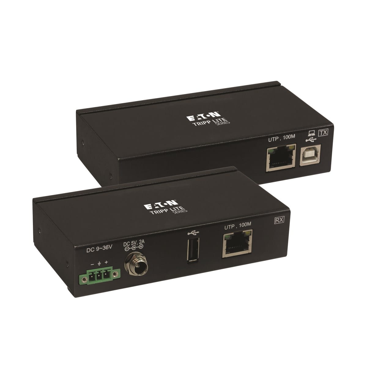 Tripp Eaton Tripp Lite Series USB over Cat6 Extender 1-Port Industrial, ESD Protection, PoC