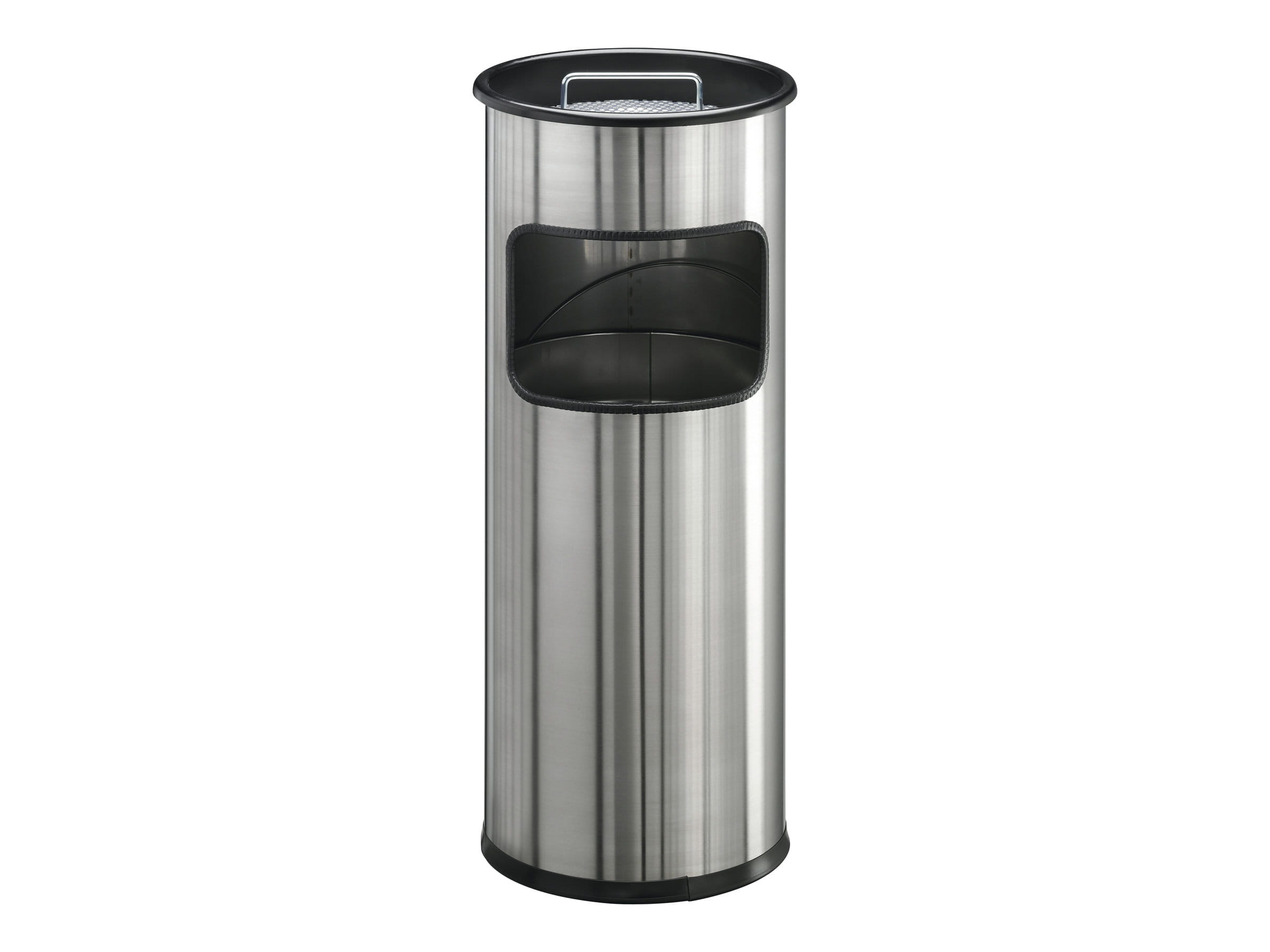 Durable Asch-/Mülleimer - rund - 17 L - rostfreier Stahl