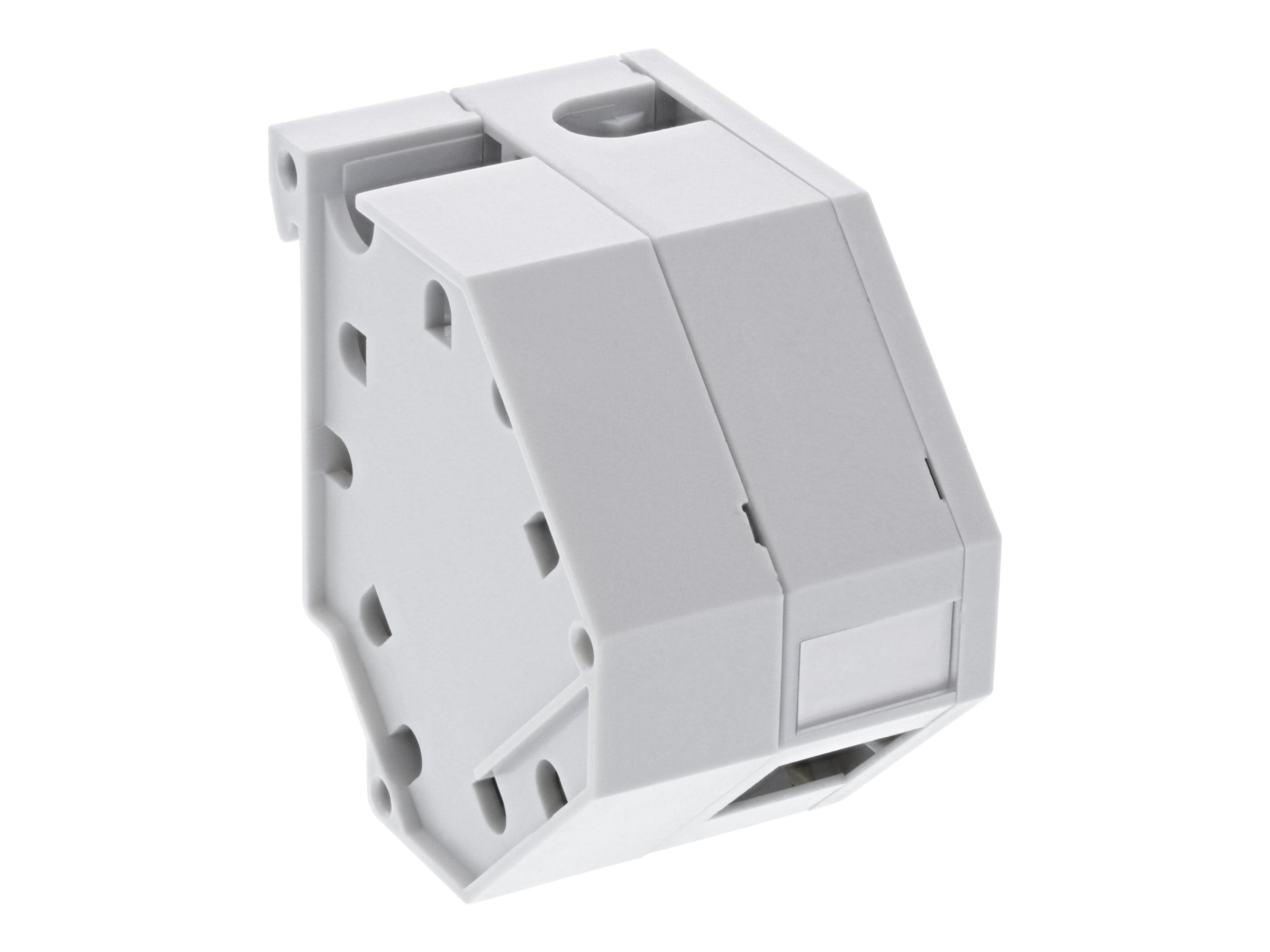 InLine Keystone SNAP-In LWL Keystone Modulhalter - 1-fach für Hutschiene