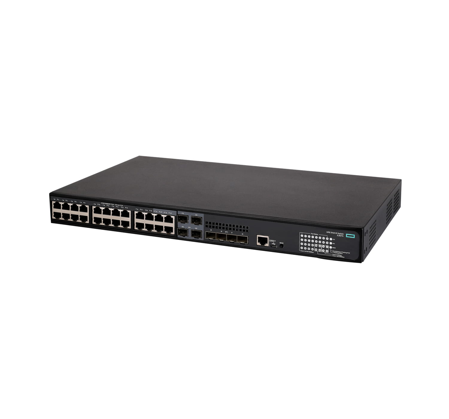 HPE FlexNetwork 5140 24G PoE+ 4SFP+ EI - Switch - L3 - Smart - 24 x 10/100/1000 (PoE+) - managed
