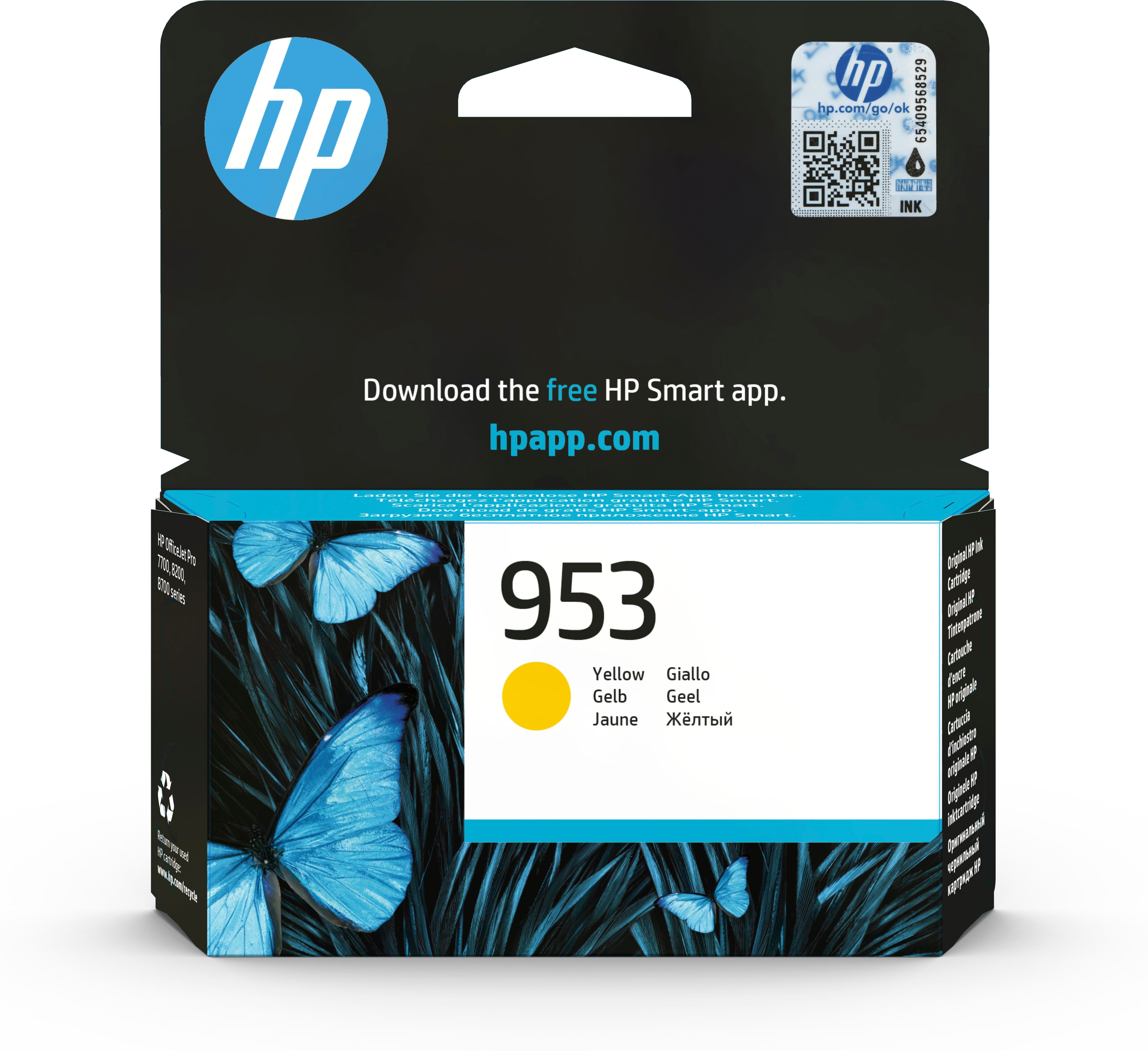HP 953 - 9 ml - Gelb - original - Blisterverpackung