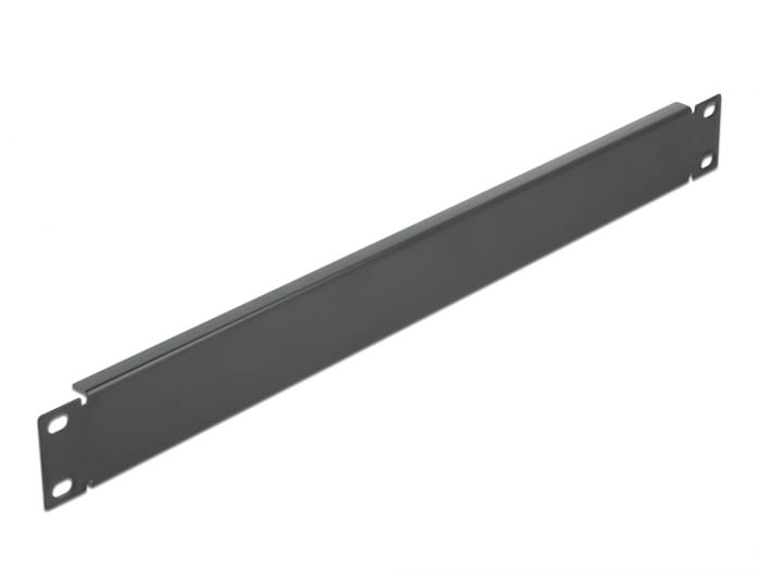 Delock Rack-Blindabdeckungsplatte - Schwarz - 1U - 48.3 cm (19")