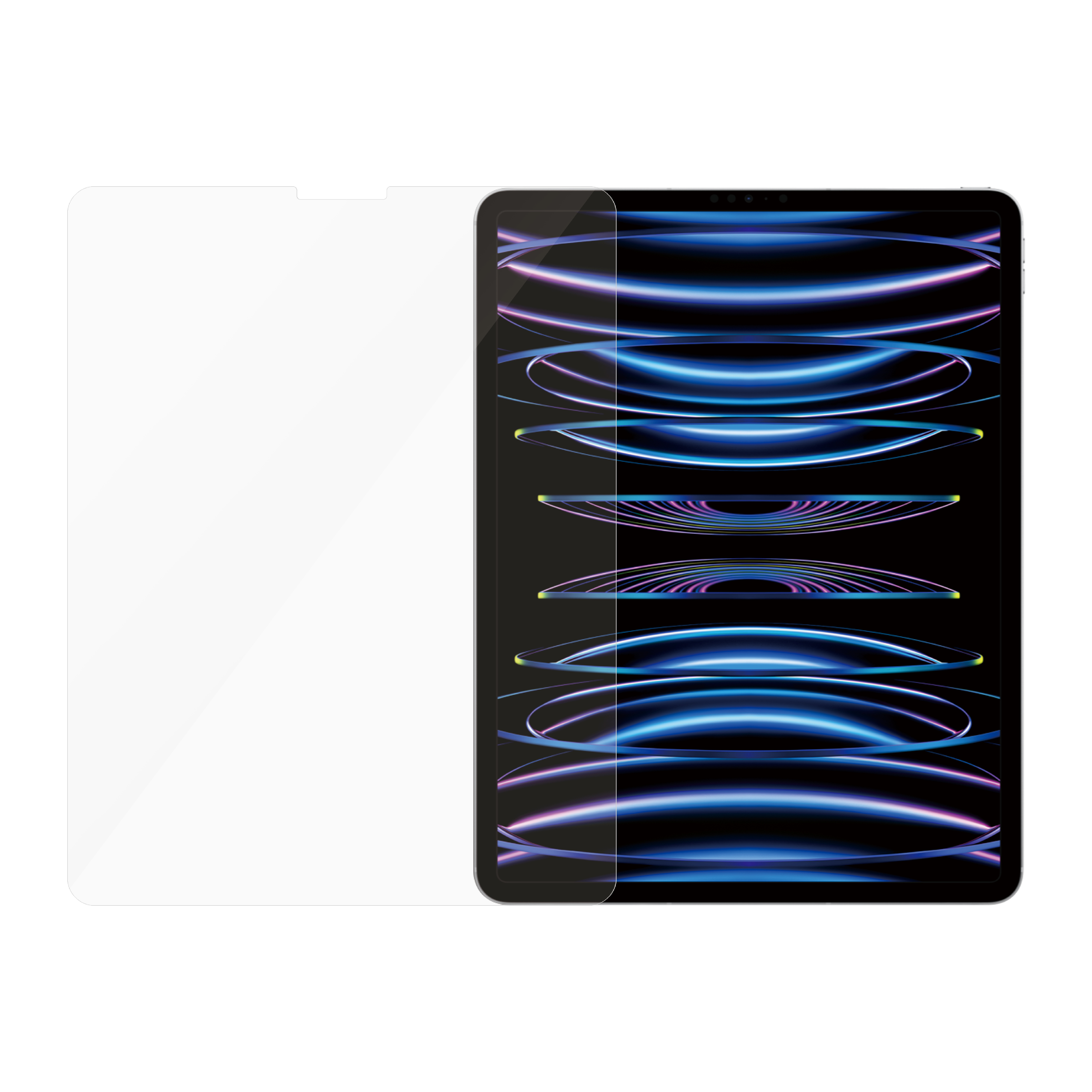 PanzerGlass SAFE. by ® Displayschutz iPad Pro 12.9'' (2018, 2020-2022) | Ultra-Wide Fit | Bulk, Apple, Apple - iPad Pro 12.9?, Apple - iPad Pro 12.9 (2021), Apple - iPad Pro 12.9'' (2020), Apple -..., Trockene Anwendung, Kratzresistent, Schockresistent,