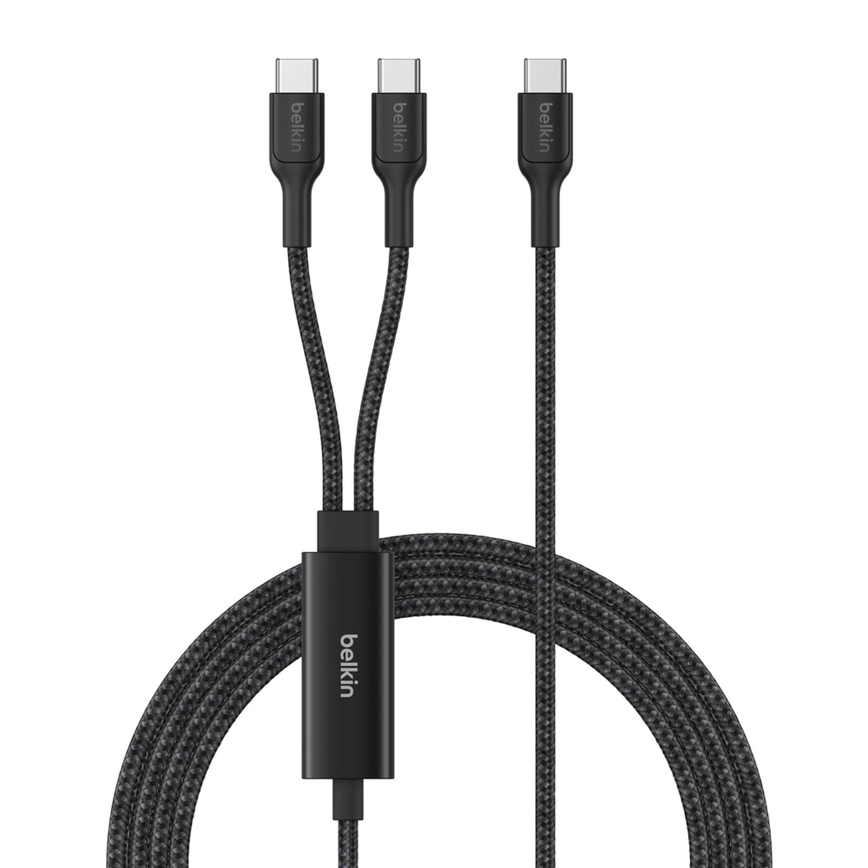 Belkin CAC004HQ1.5MBK, 1,5 m, USB C, 2 x USB C, USB 2.0, 0,48 Gbit/s, Schwarz