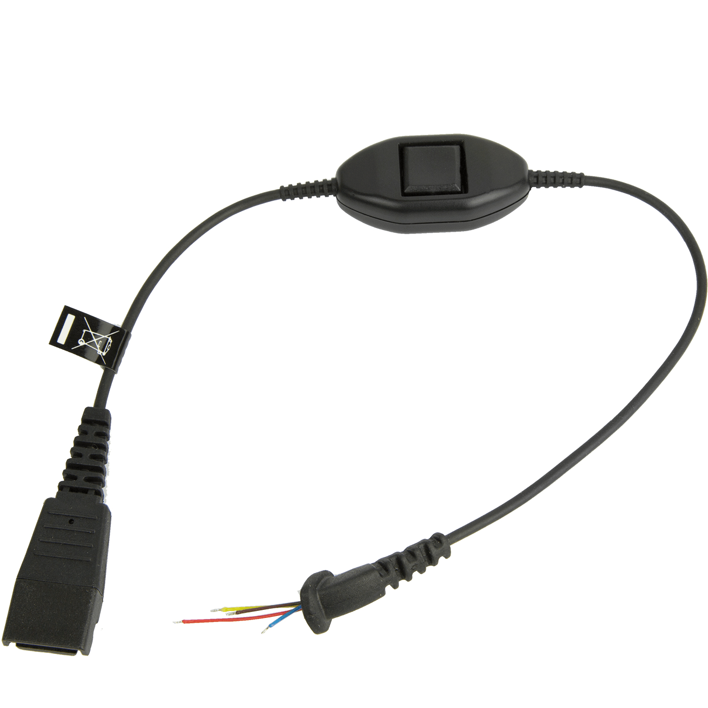 Jabra Anschlusskabel QD auf Open-End für Ascom
