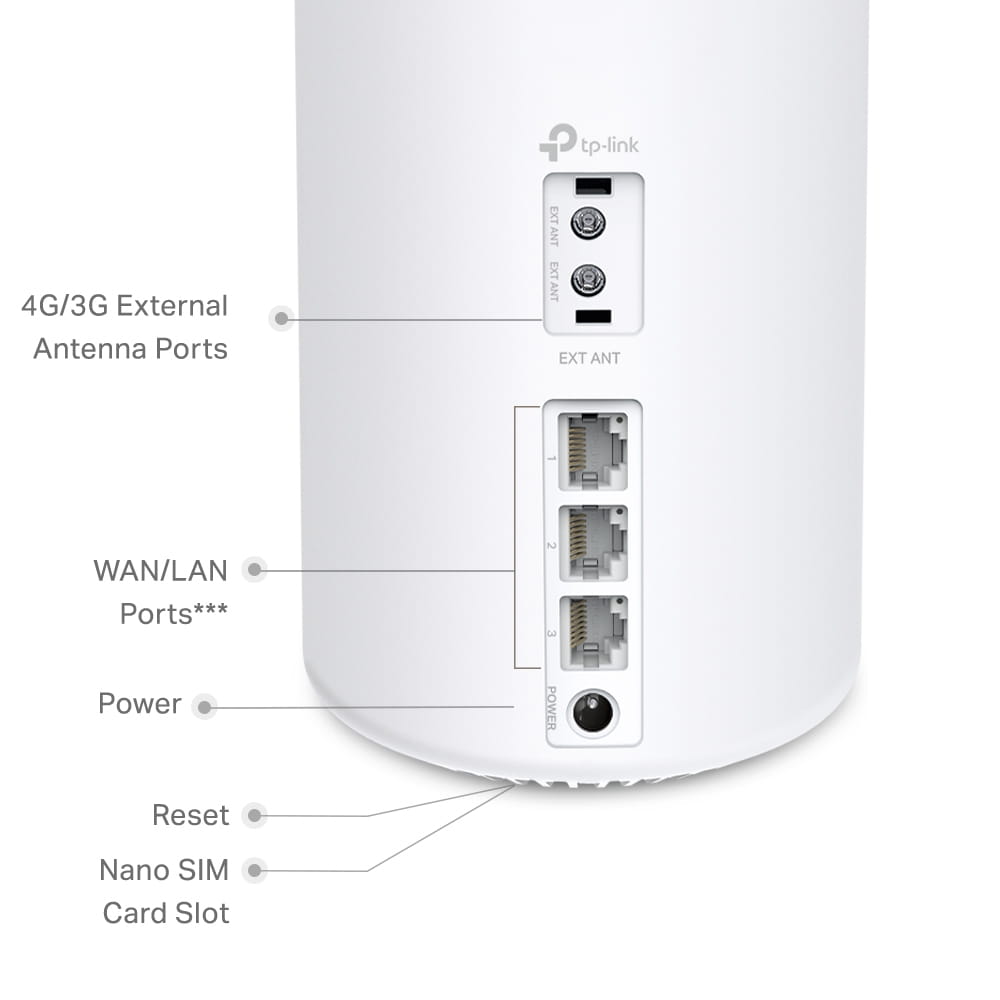 TP-LINK Deco X10-4G V1 - WLAN-System - (Router)