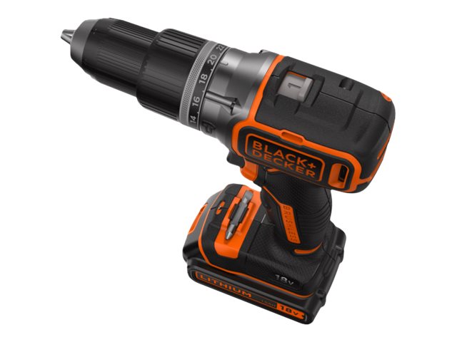 Black & Decker Schlagbohrhammer - schnurlos - 2 Geschwindigkeiten 13 mm