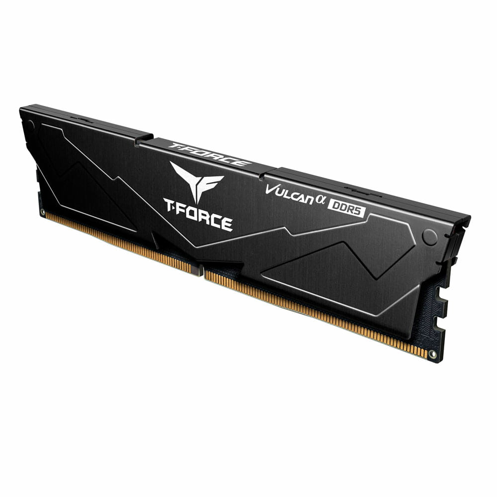Team Group VULCAN FLABD516G6000HC3001, 16 GB, 1 x 16 GB, DDR5, 6000 MHz, 288-pin DIMM, Schwarz