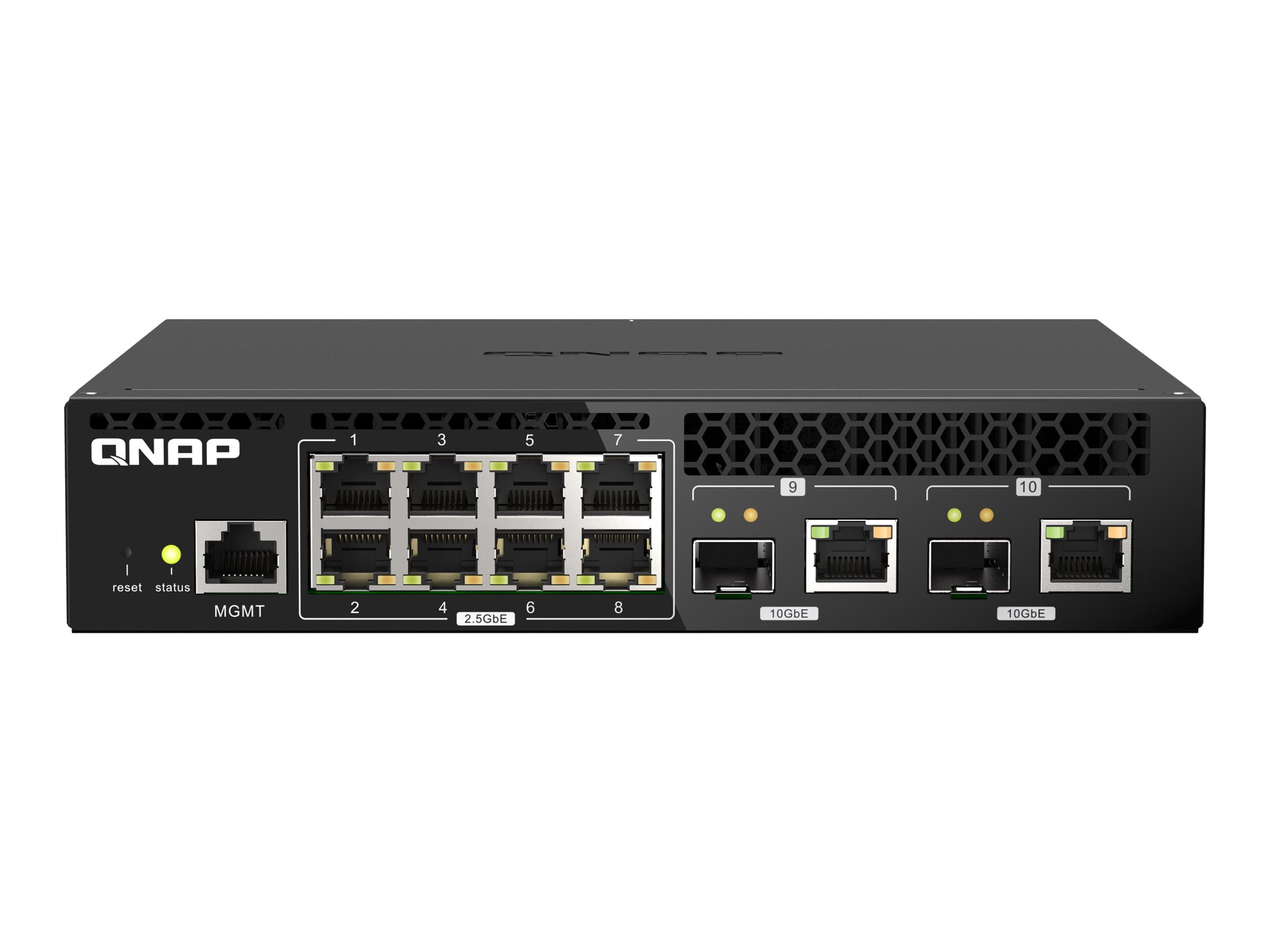 QNAP QSW-M2108R-2C - Switch - managed - 8 x 2.5GBase-T