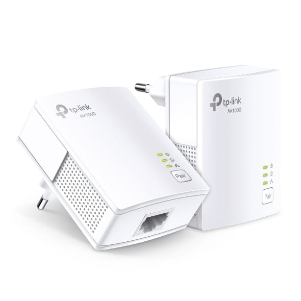 TP-LINK TL-PA7019 KIT V1 Starter Kit - Powerline-Adapter-Kit 1GbE, HomePlug AV (HPAV)
