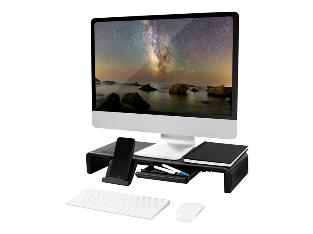 LogiLink Ergonomic riser - Aufstellung - für LCD-Display / Notebook / Tablet