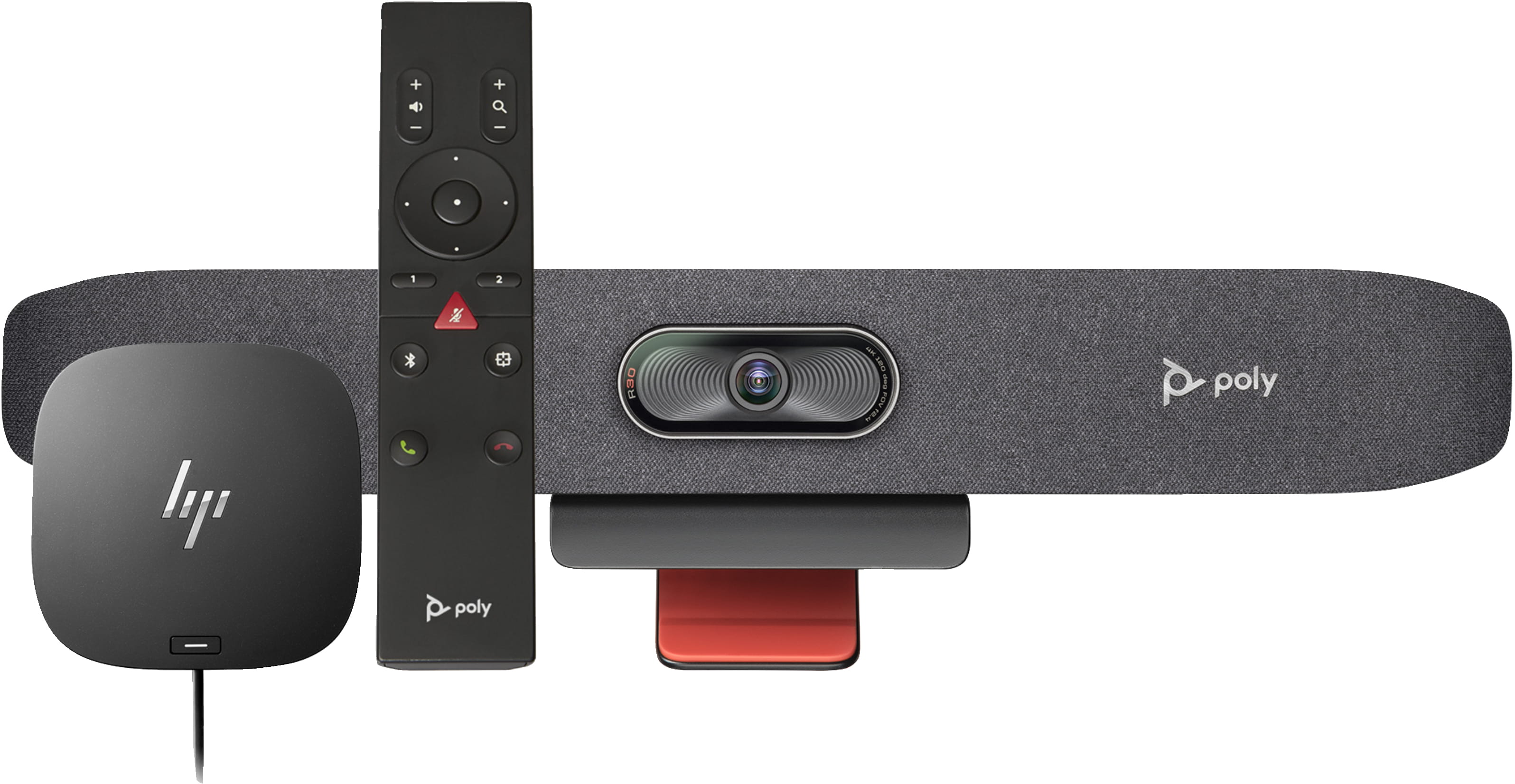 HP Poly Studio R30 - USB-Videoleiste - Zertifiziert für Microsoft Teams, Zoom Certified, Google Meet Certified