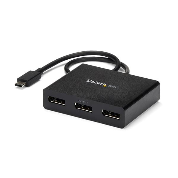 StarTech.com USB-C DisplayPort Adapter - 3 Port