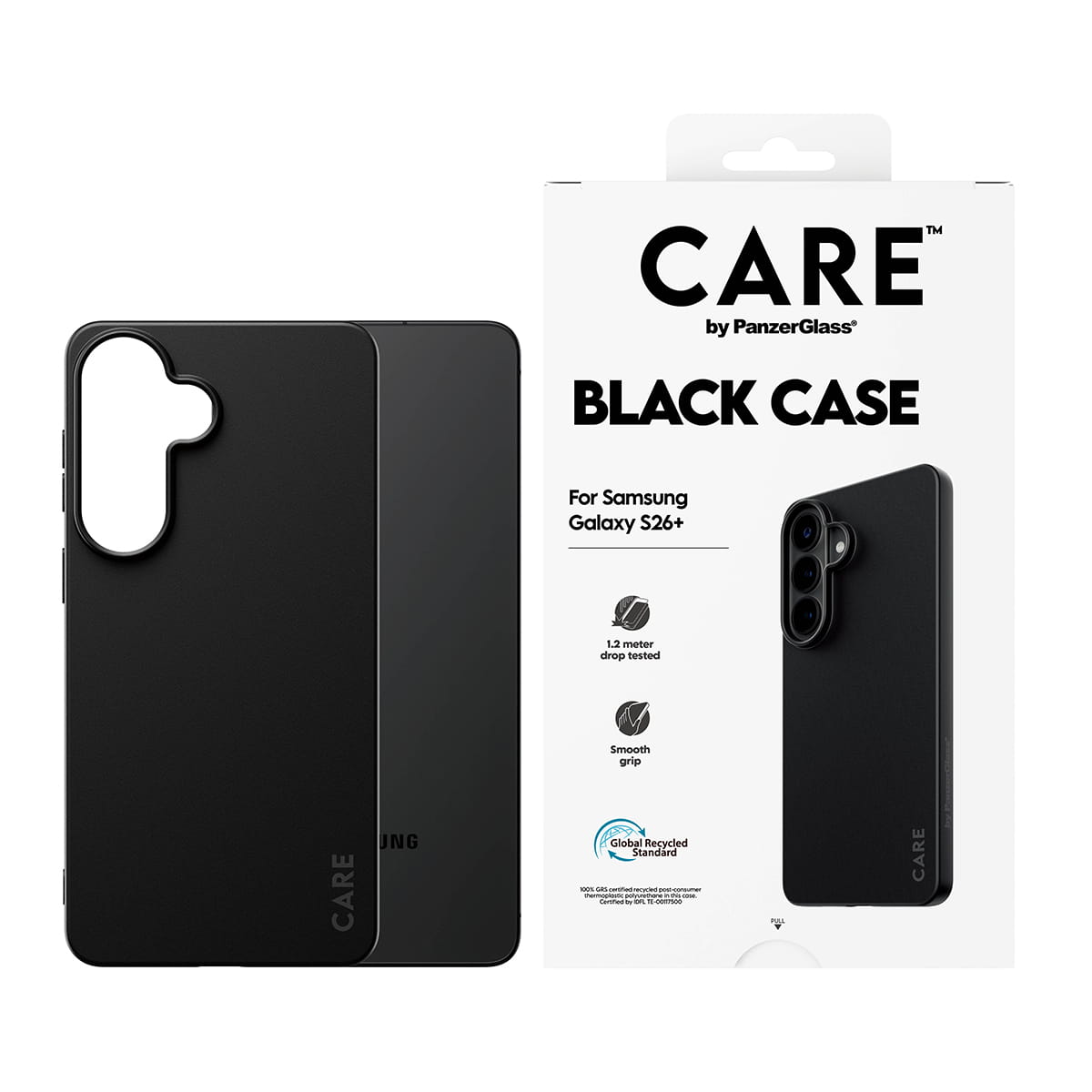 PanzerGlass CARE by PanzerGlass - Hintere Abdeckung für Mobiltelefon - Gehäuse - Thermoplastisches Polyurethan (TPU)