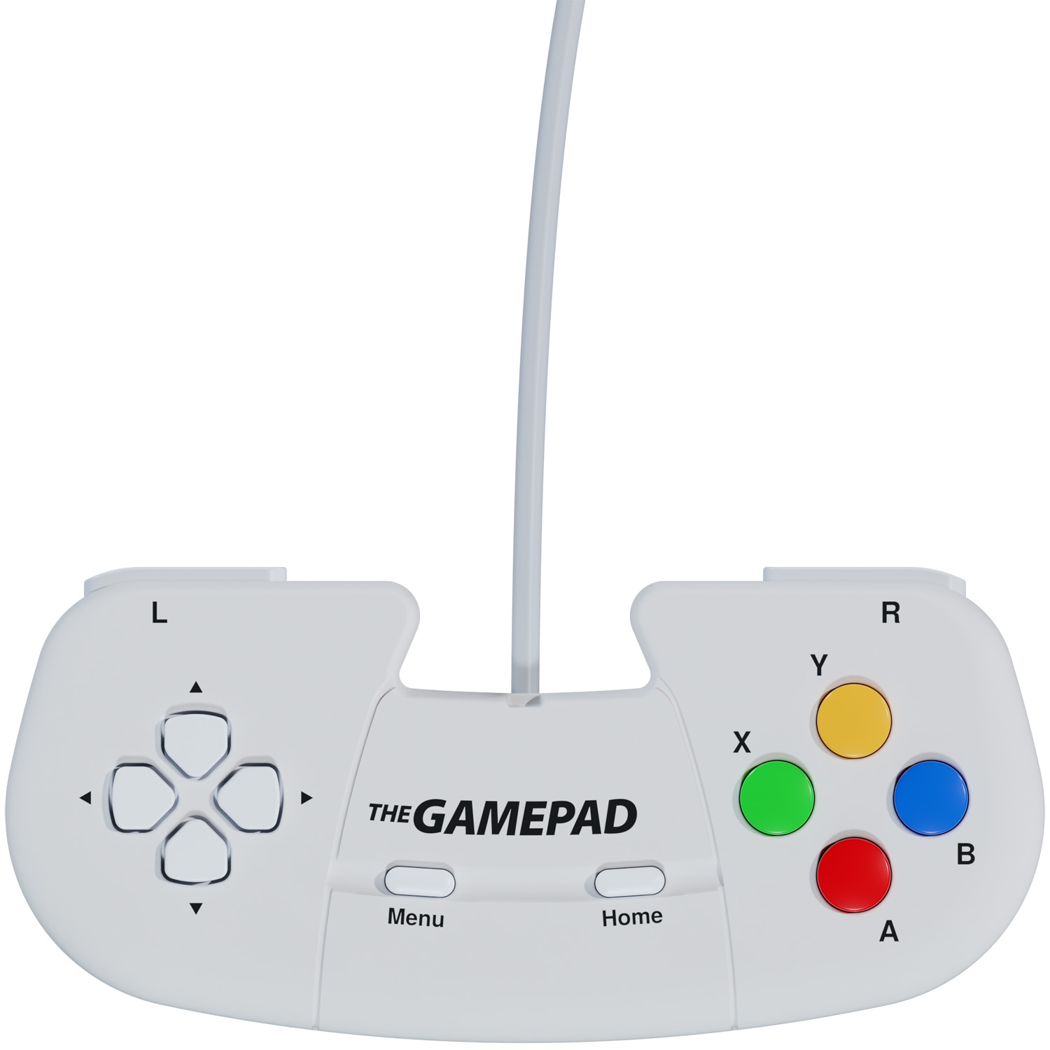 Retro Games The Gamepad White, Gamepad, MAC, PC, ZX Spectrum, D-Pad, Menü-Taste, Home button, Digital, Kabelgebunden, USB 2.0