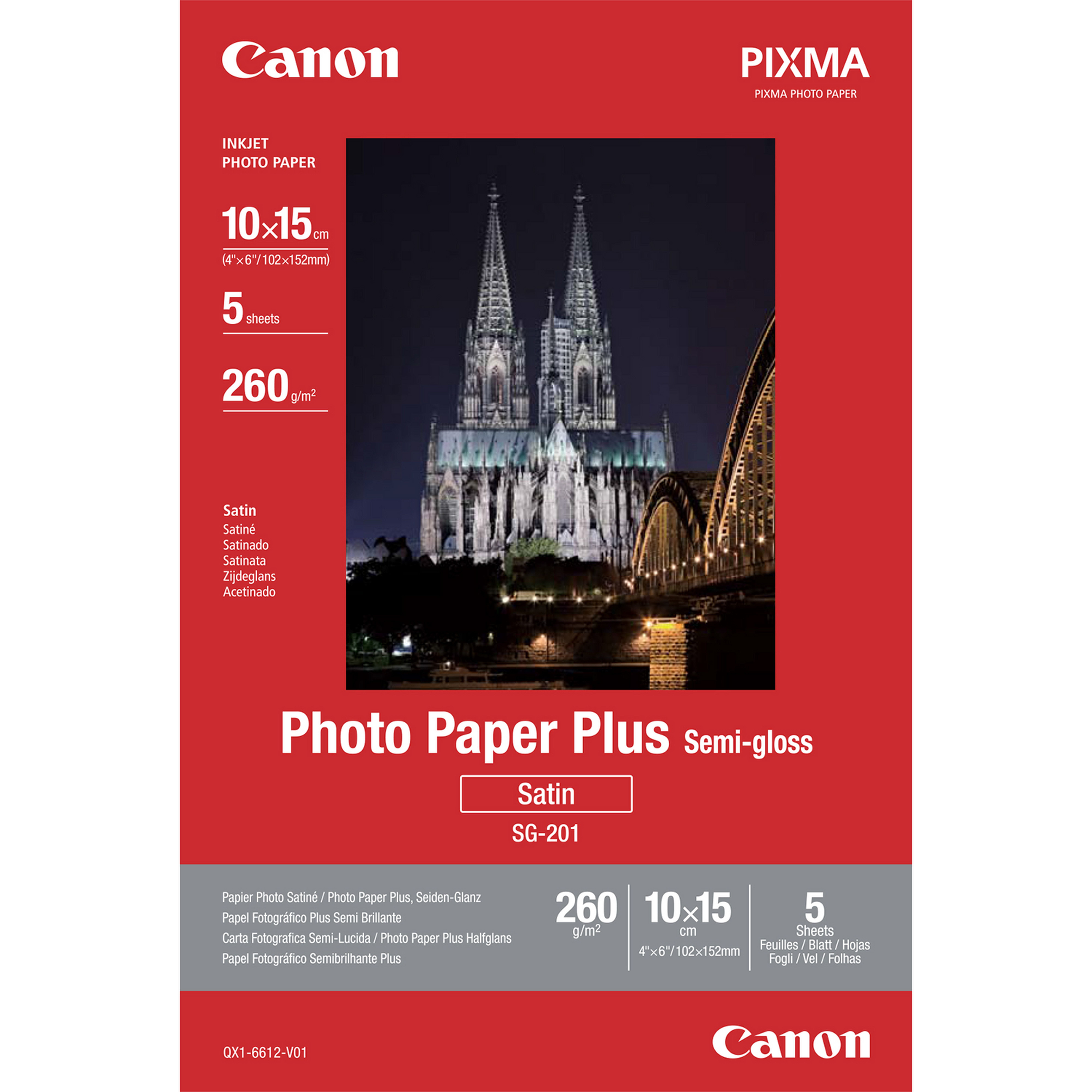 Canon Photo Paper Plus SG-201 - Halbglänzend