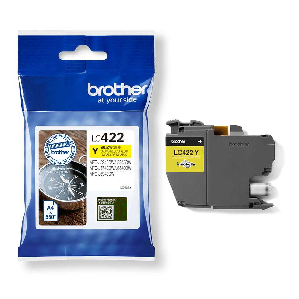 Brother LC422Y - Gelb - original - Tintenpatrone