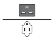 HPE Stromkabel - IEC 60320 C19 zu NEMA 5-15 (S)