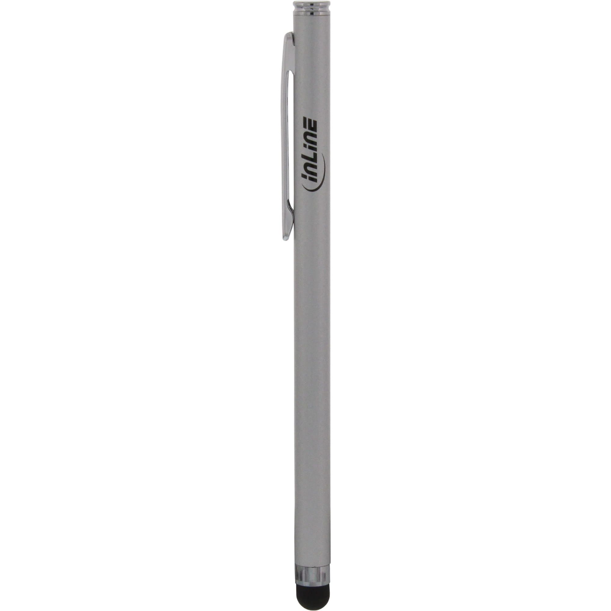 InLine Stylus - Stift für Touchscreens von Smartphone und Tablet - silber
