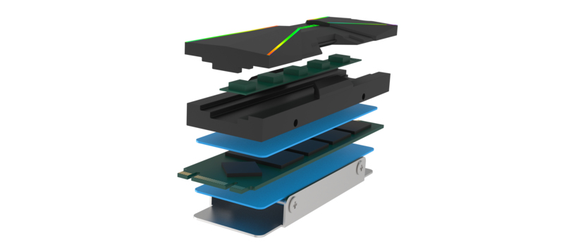 Xilence Solid State Drive Kühlkörper