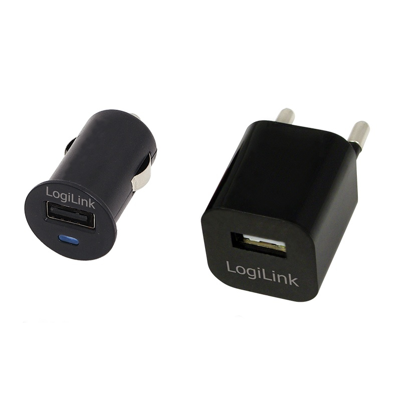 LogiLink Netzadapter-Kit - (AC-Netzteil, Kfz-Netzteil)