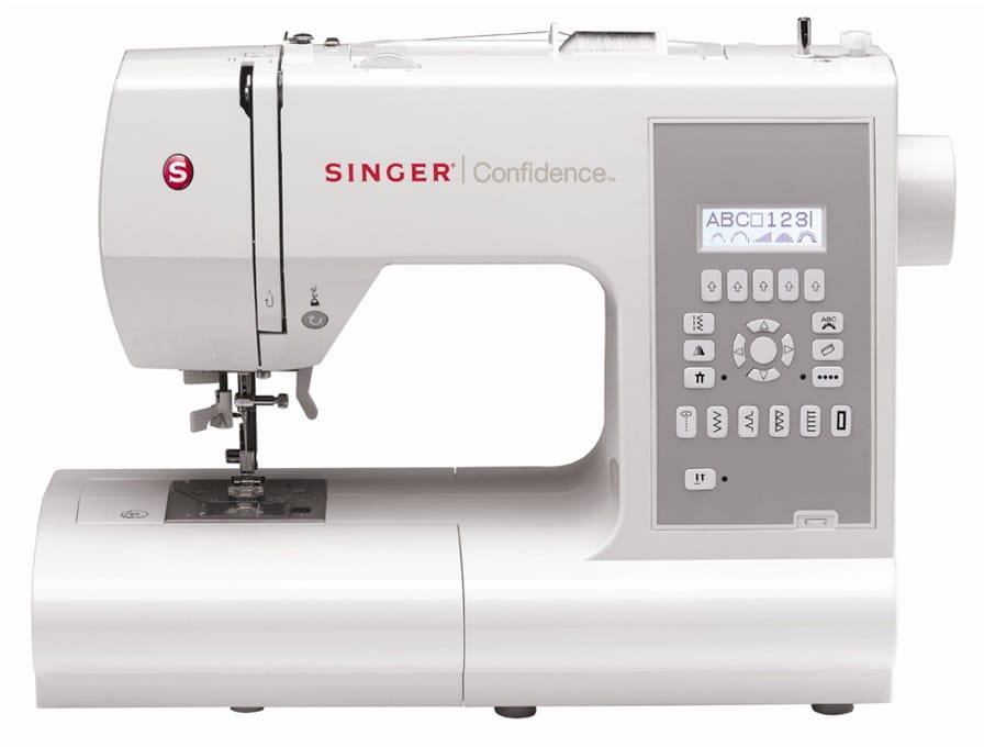 Singer Confidence, Grau, Weiß, Automatische Nähmaschine, Sägen, 1 Schritt, Variabel, LCD