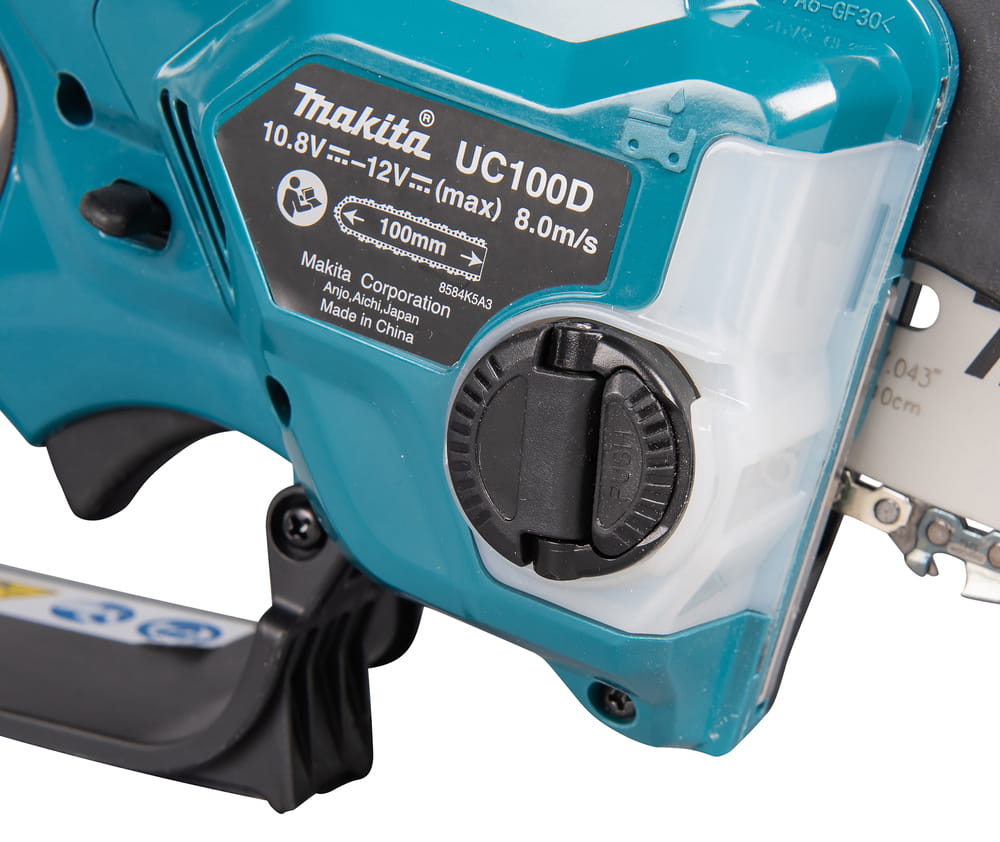 Makita UC100DZ, 10 cm, 8 m/s, Schwarz, Blau, 0,055 l, Akku, 12 V